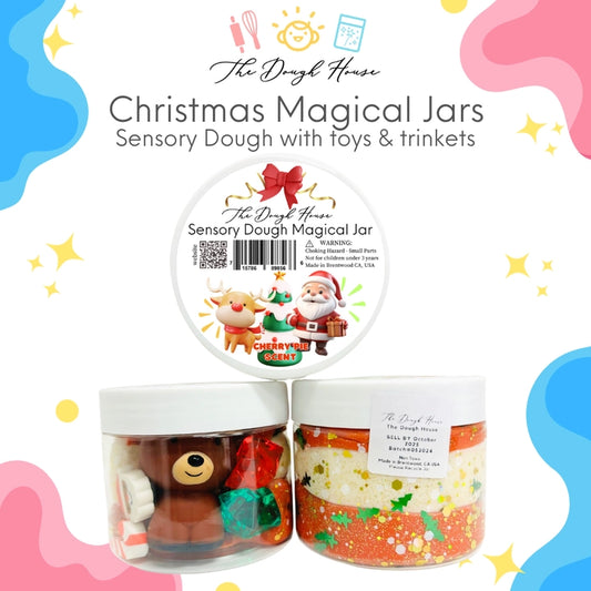 Christmas Sensory Dough Magical Jars