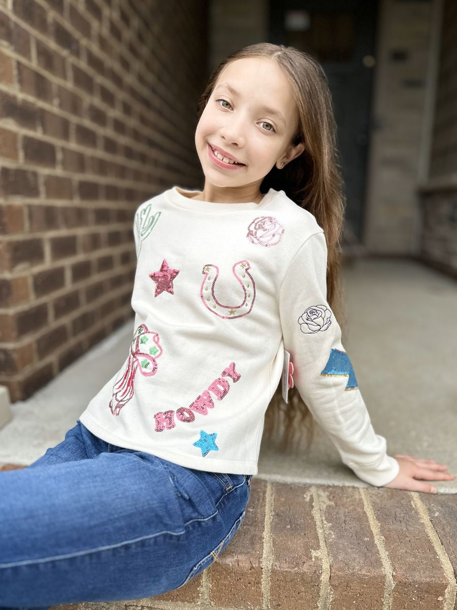 Howdy Tween Sweatshirt