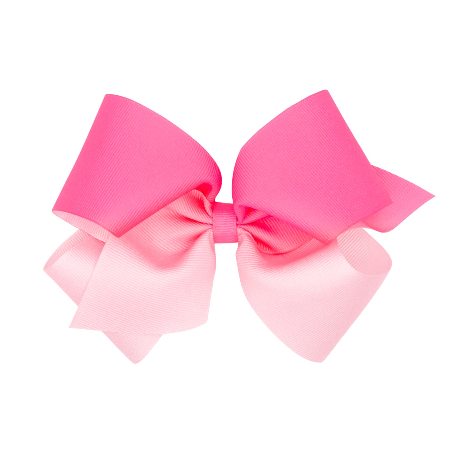 Ombre Color-Block Grosgrain Hair Bow (Multiple Colors Available)