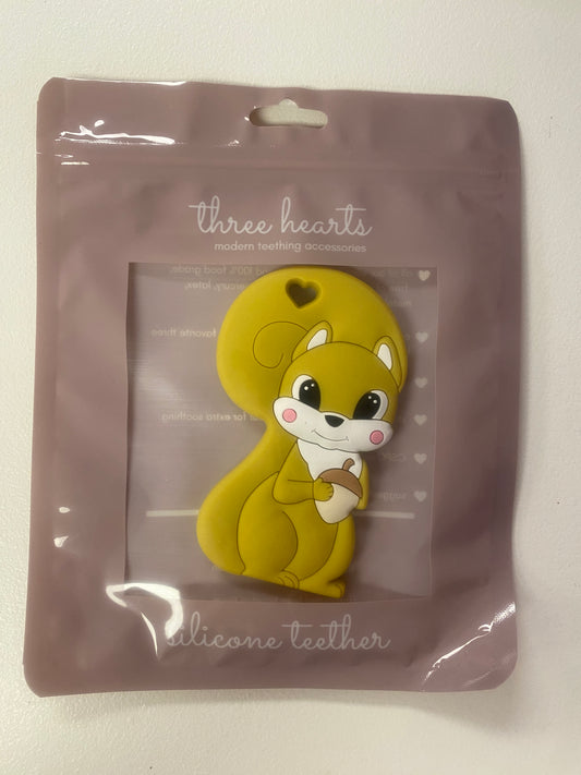 Squirrel Silicone Teether