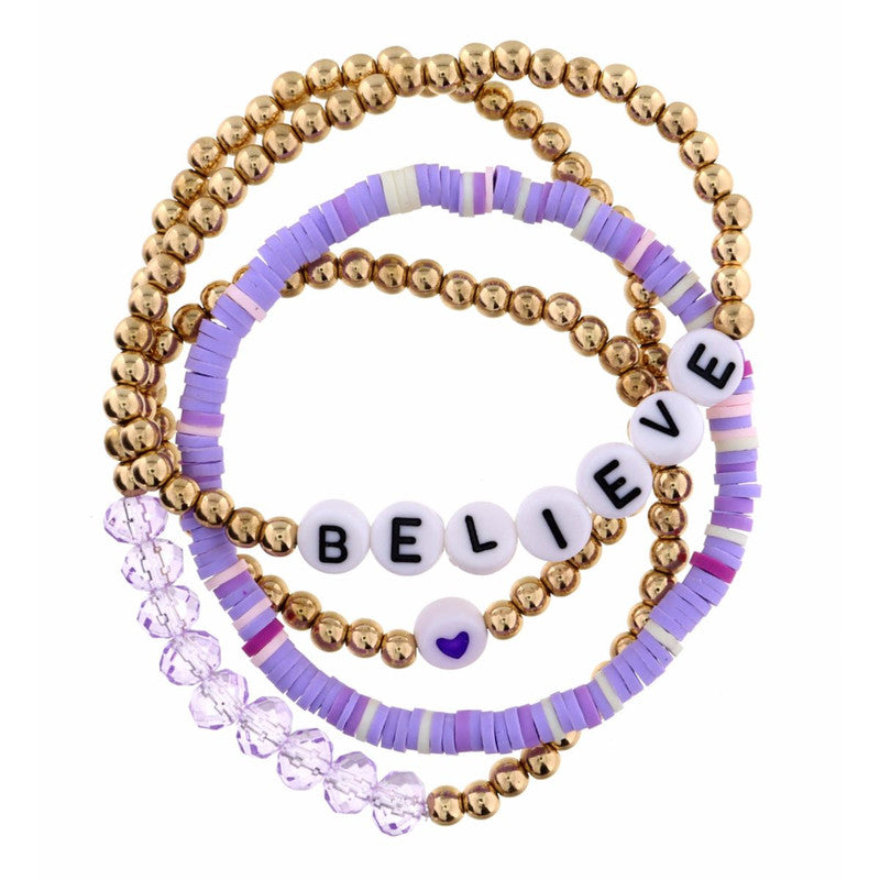 Believe Bracelet Set