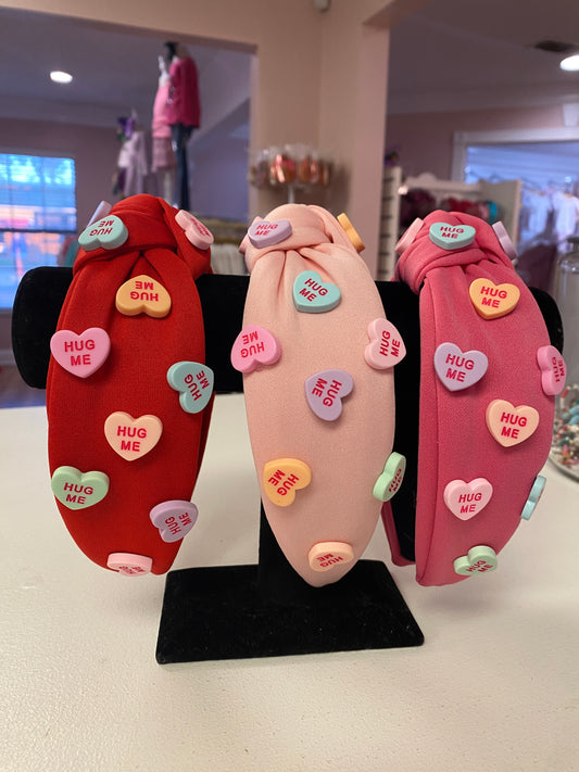 Conversation Heart Headbands