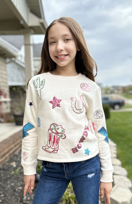 Howdy Tween Sweatshirt