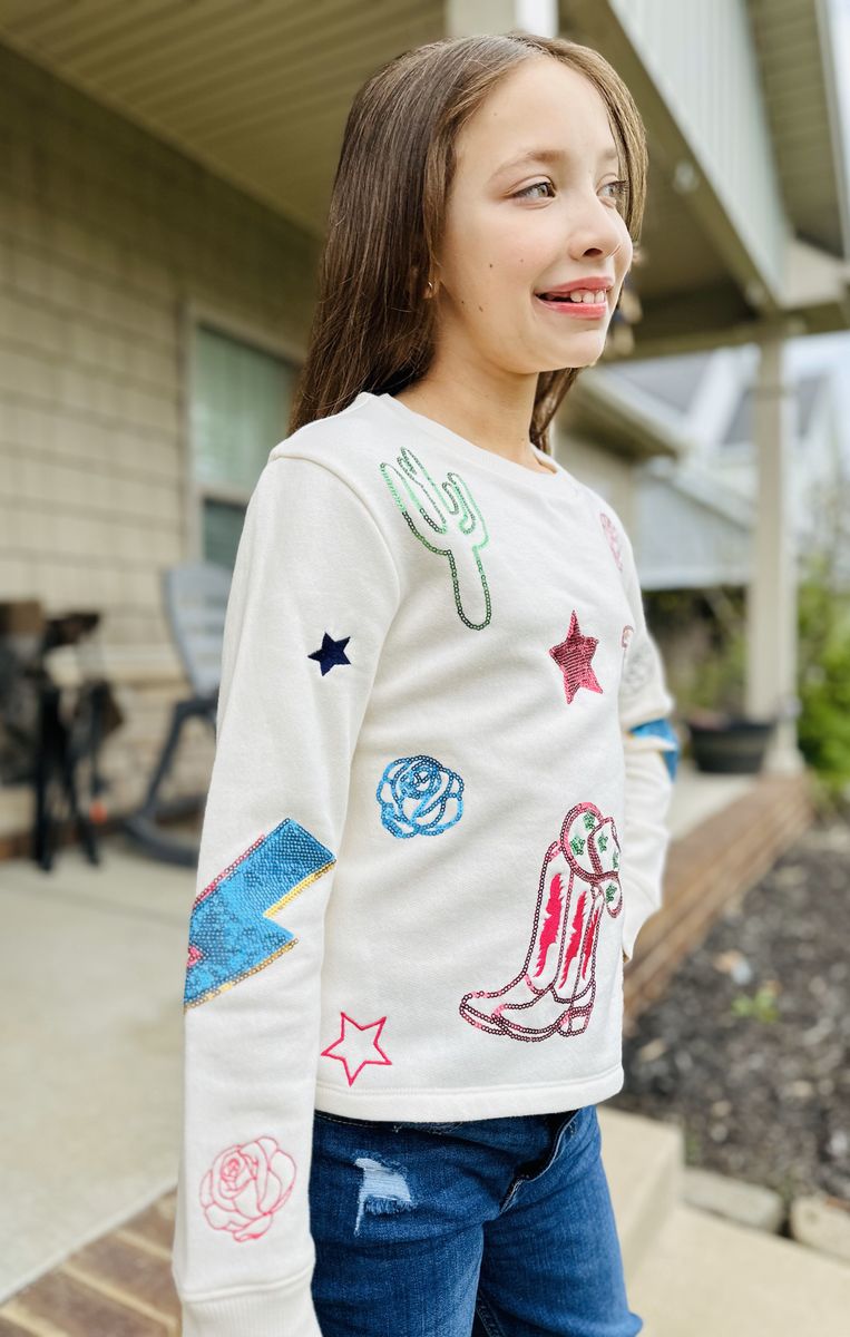 Howdy Tween Sweatshirt