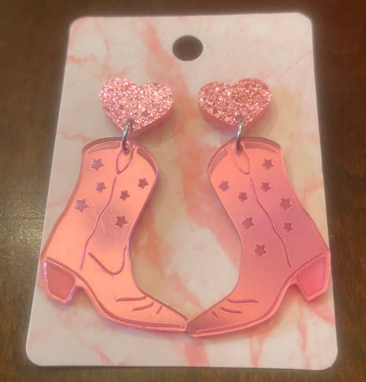 Cowgirl Mirrored Earrings