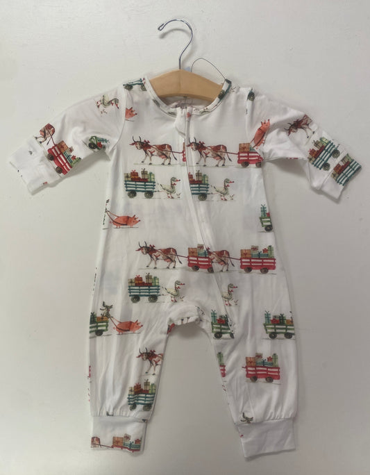 Tickety-Boo On the Farm Christmas Romper