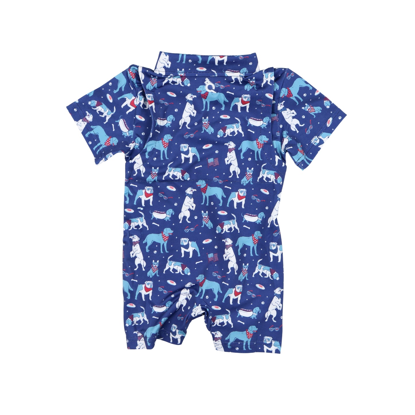 Yankee Doodle Dogs Romper