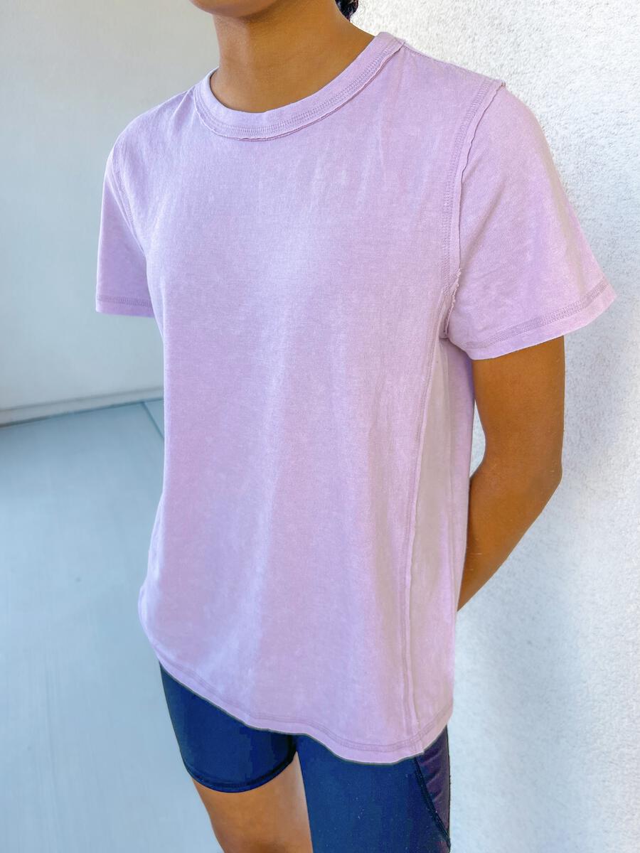 Lavender Frost Relaxed Tee