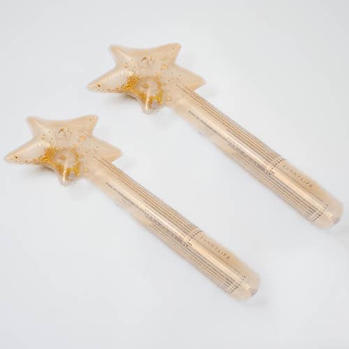 Kids Inflatable Star Wand Princess Swan Gold Set of 2