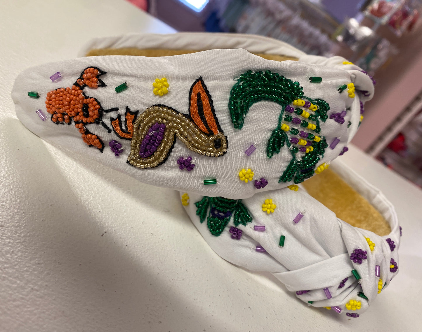 Louisiana Wildlife Mardi Gras Headband