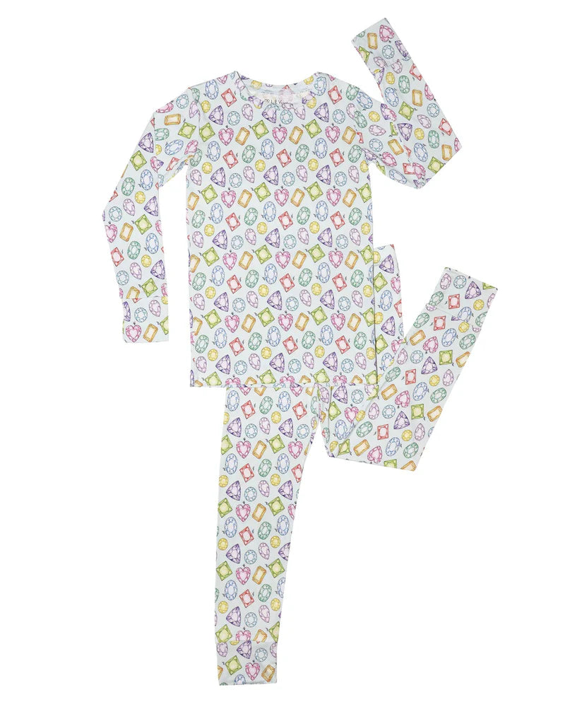 Ruby Rainbow Gems Pajama Lounge Set