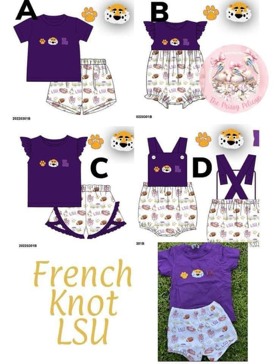 LSU French Knot