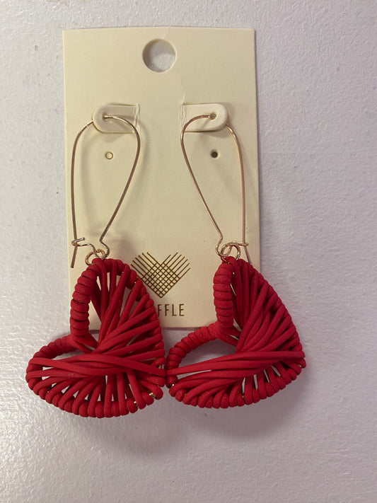 Red Heart Earrings