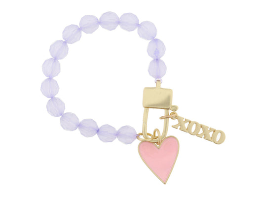 XOXO Heart Bracelet