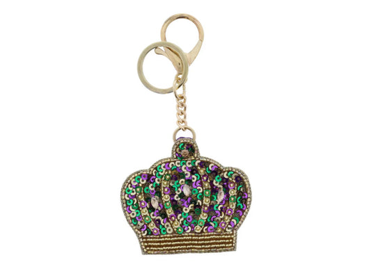 Mardi Gras Crown Keychain