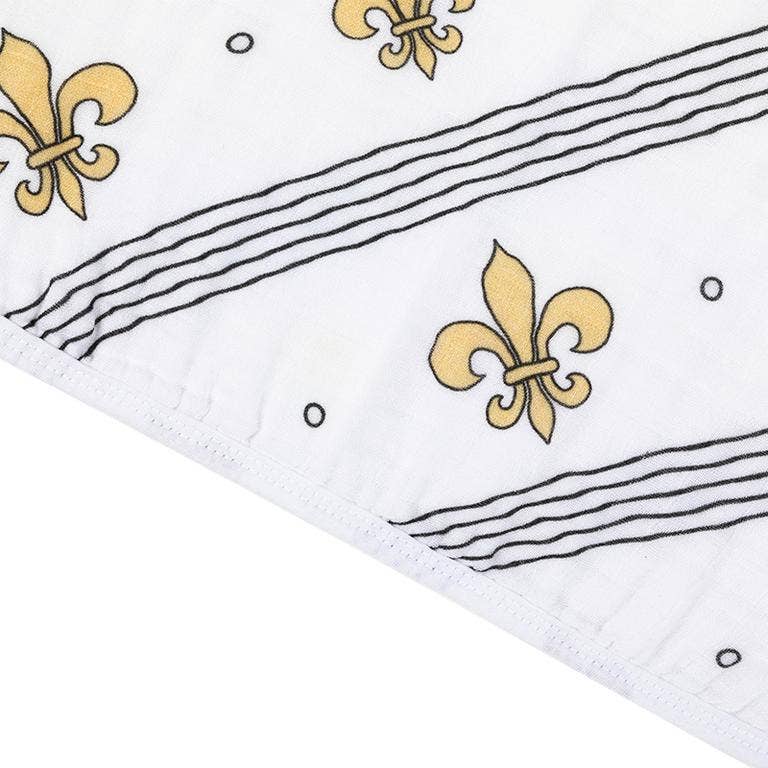 Fleur De Lis Burp and Bib (Unisex)