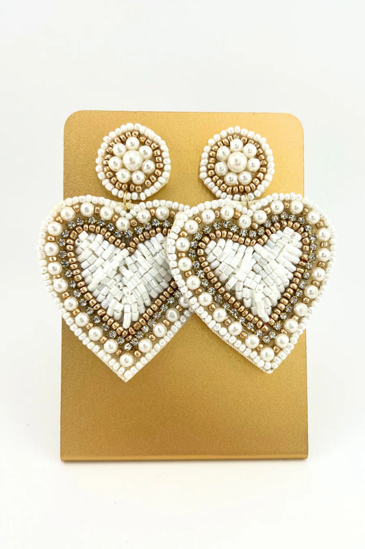 Filled With Love Beaded Earrings