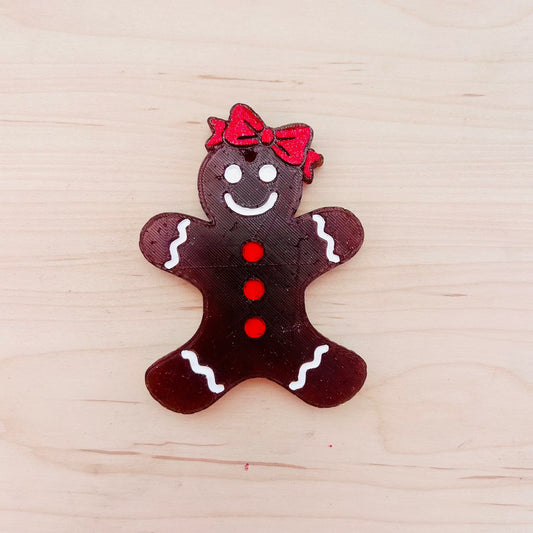 Christmas Gingerbread Girl Car Freshie