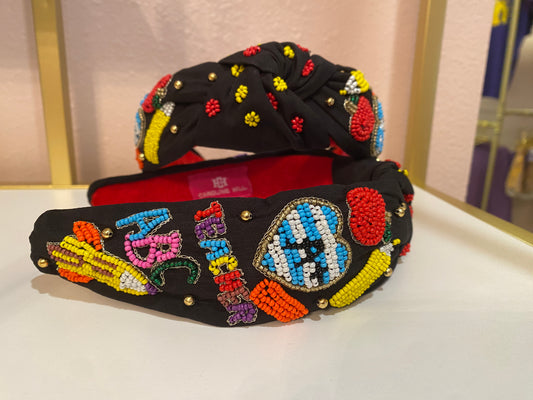 Back to School Beaded Headband