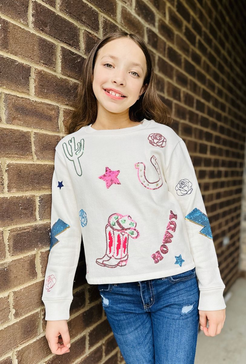 Howdy Tween Sweatshirt