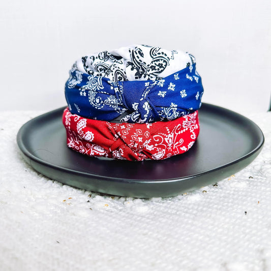 Bandana Print Headbands