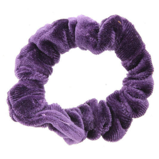 Purple Velvet Small Scrunchie