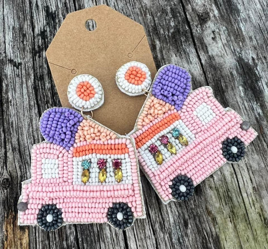 Icecream Truck Earrings