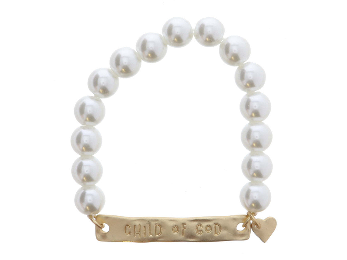 Child of God pearl bracelet