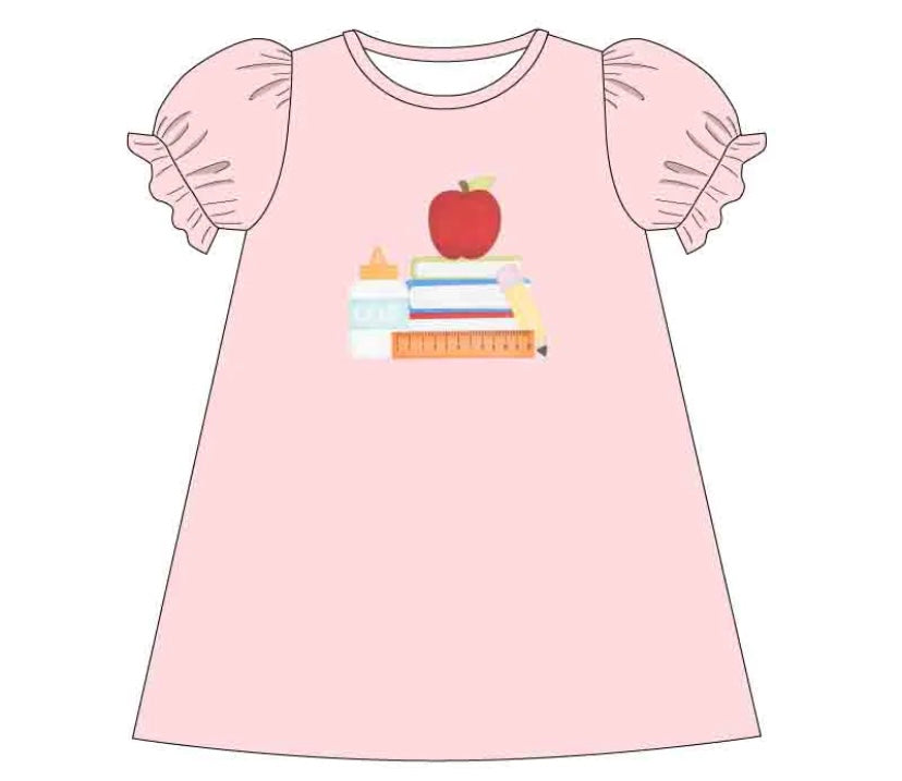 Back to School Apple Applique