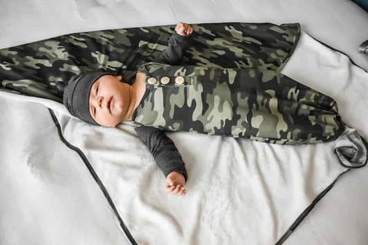 Camo Plush Swaddle