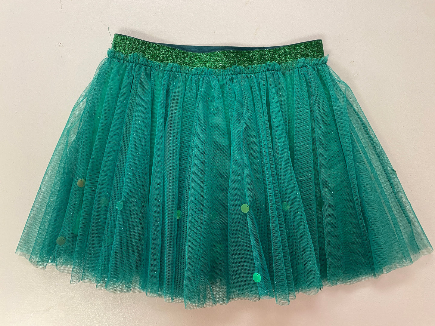 Green Glitz Skort