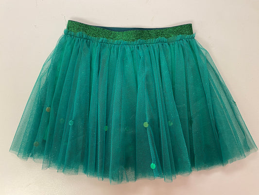 Green Glitz Skort