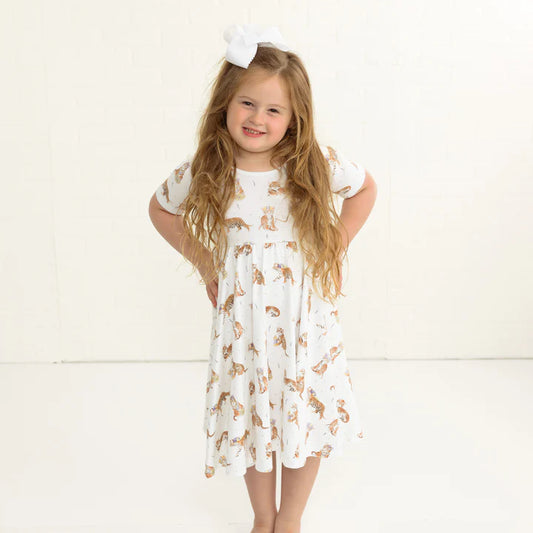 Louisiana's Most Valuable Cub Organic Cotton Twirl Dress