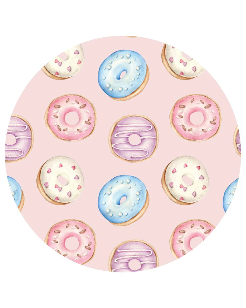 Della Donuts Ruffled Zippered Footie