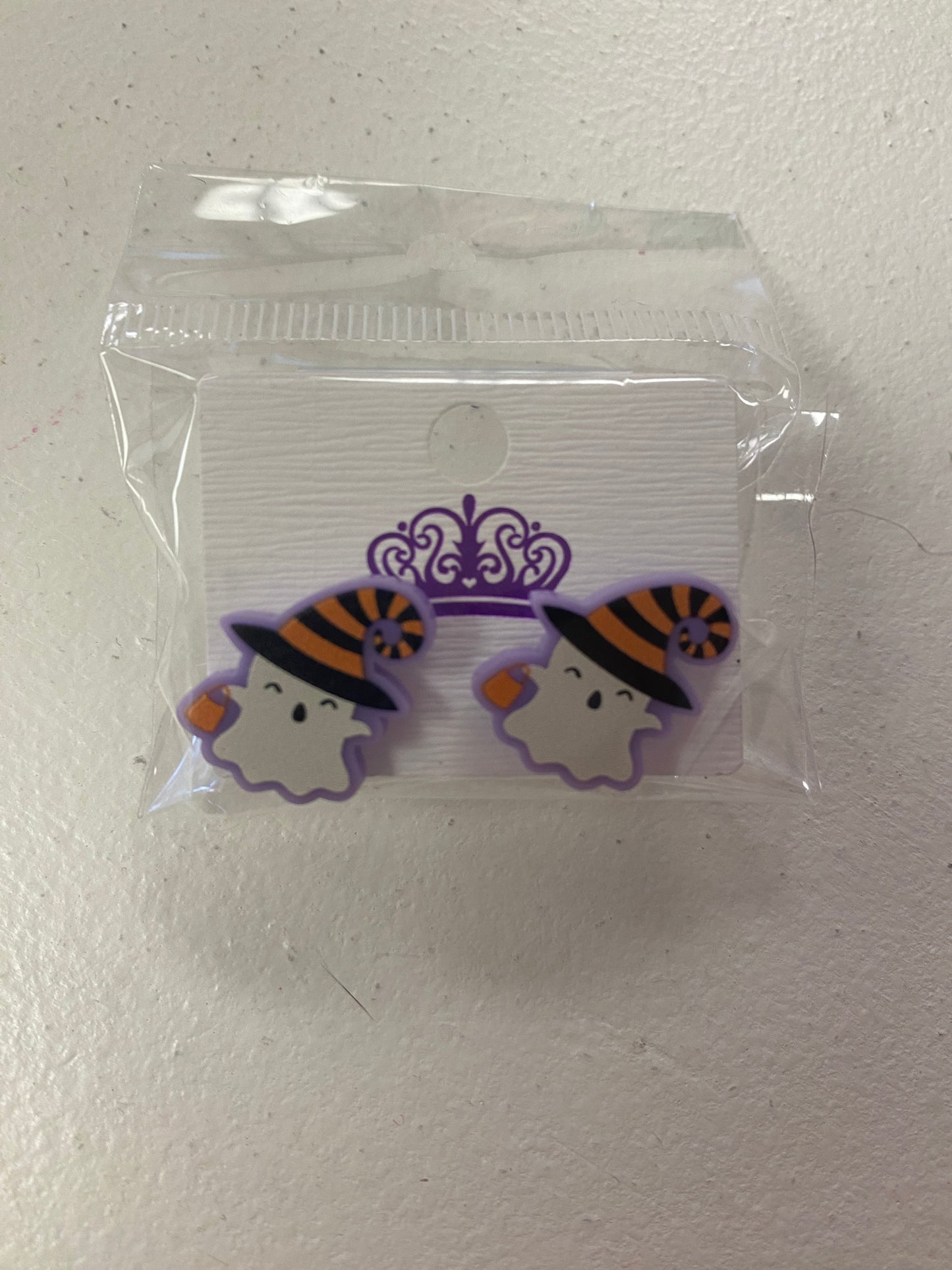 Mini Halloween Ghost Earrings