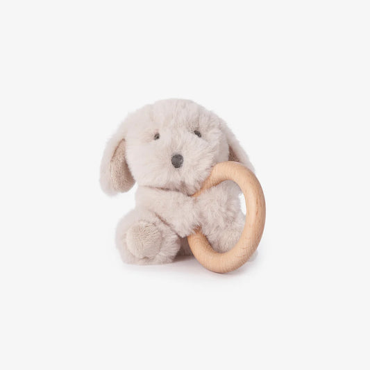 Plush & Wooden Ring Rattles