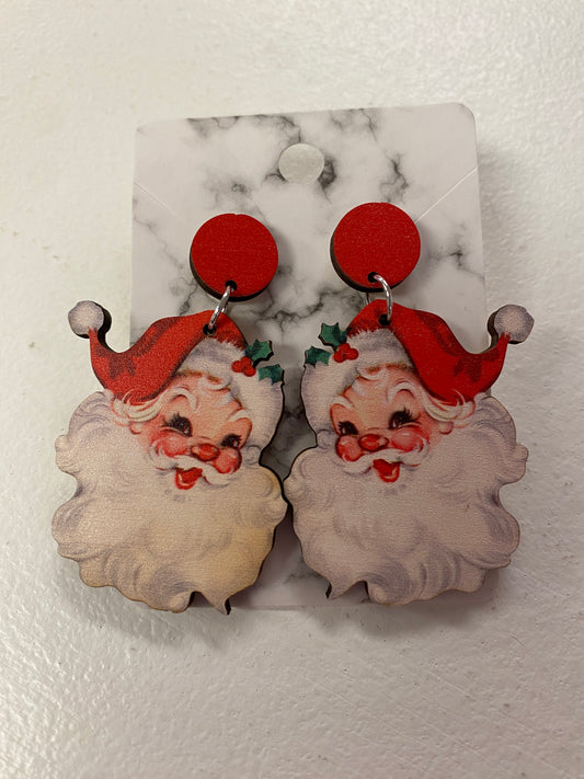 Santa Earrings