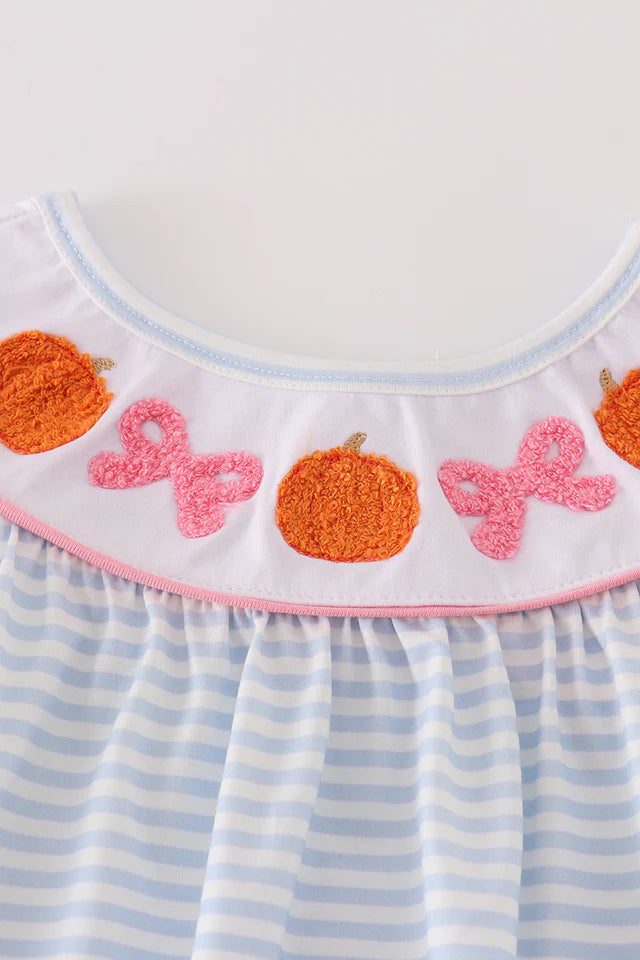 Pumpkin French Knot Dress