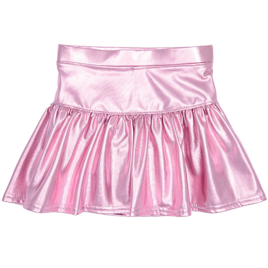 Metallic Skort in Light Pink