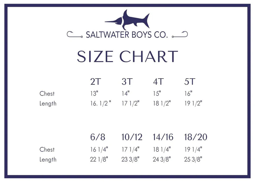 Saltwater Boys Company Signature Polo Long Sleeve Shirt