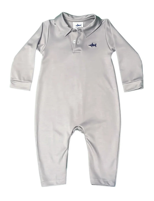 Saltwater Boys Company Signature Polo Long Sleeve Romper