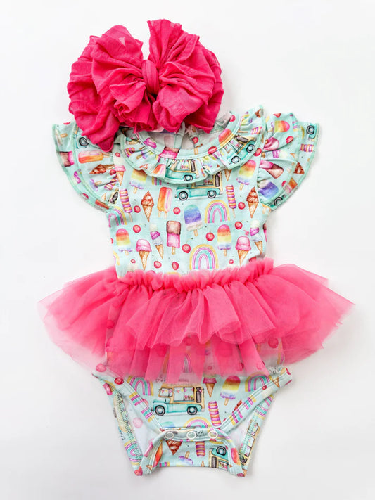 Sweet Treats Tulle Flutter Onesie