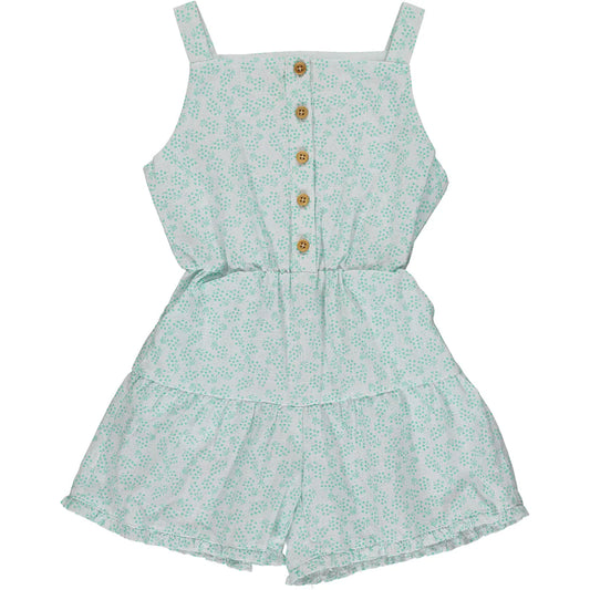 Vignette Maya Romper in Aqua Floral