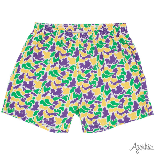 Mardi Gras Camo Billy Short