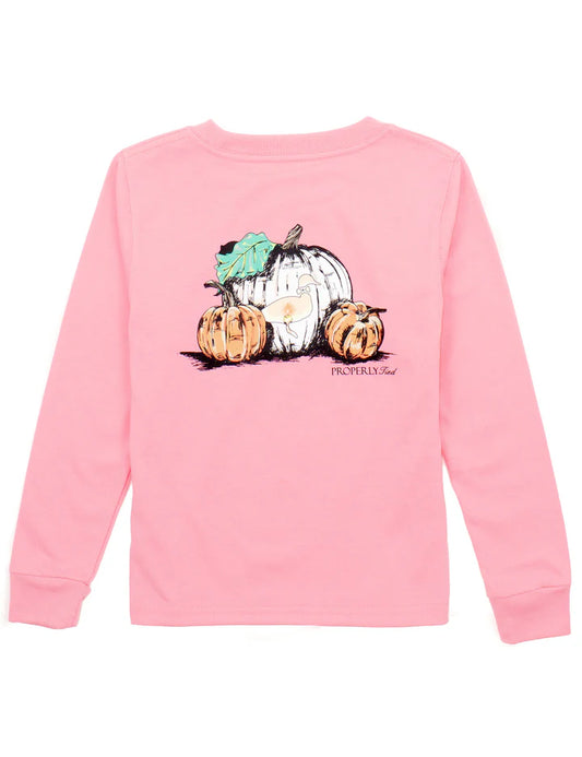 Girls Duck O' Lantern LS T-Shirt