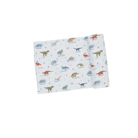 Dinosaur ABC Swaddle Blanket