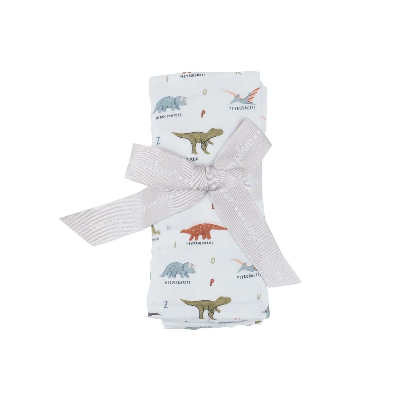 Dinosaur ABC Swaddle Blanket