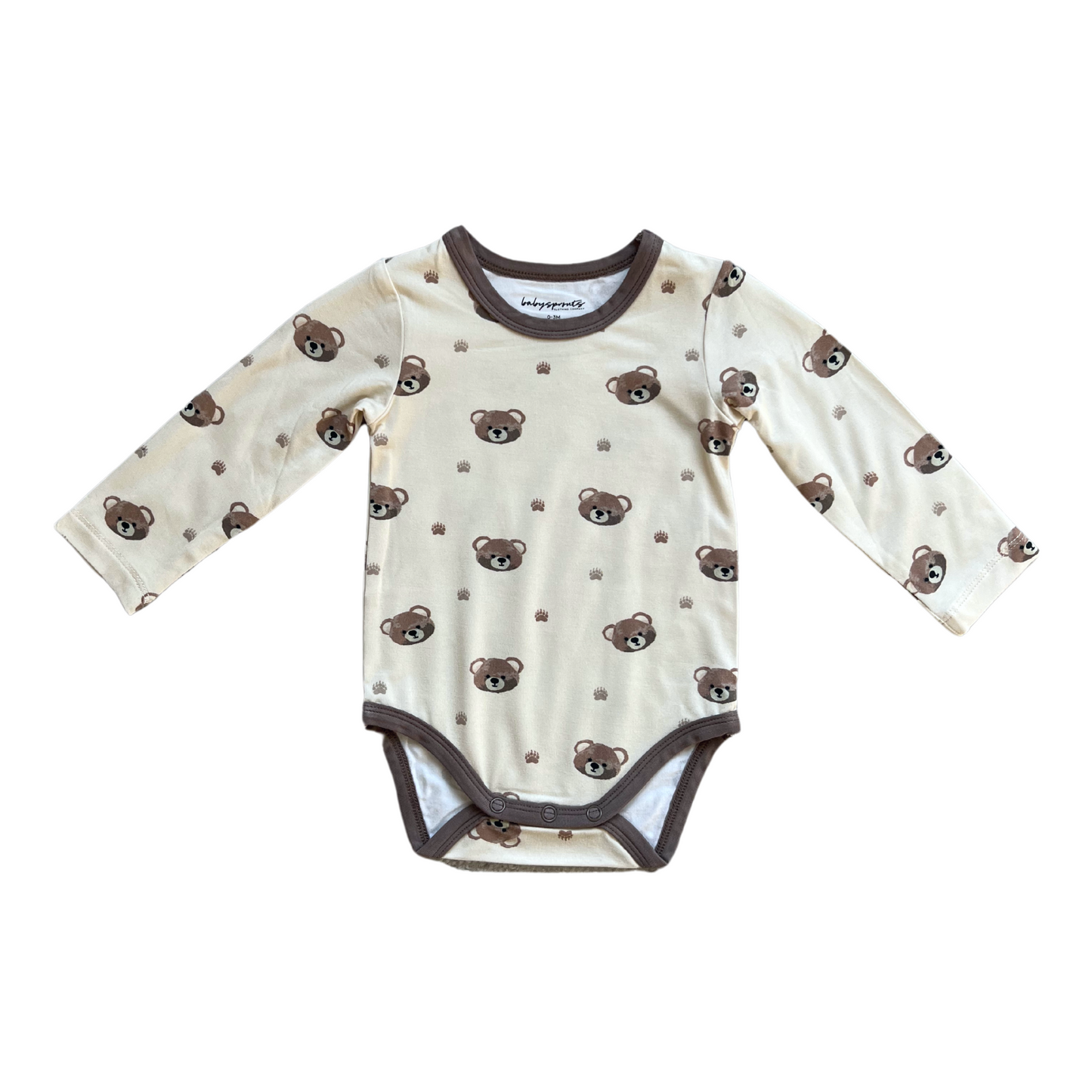 BABY LONG SLEEVE BODYSUIT-BABY BEAR