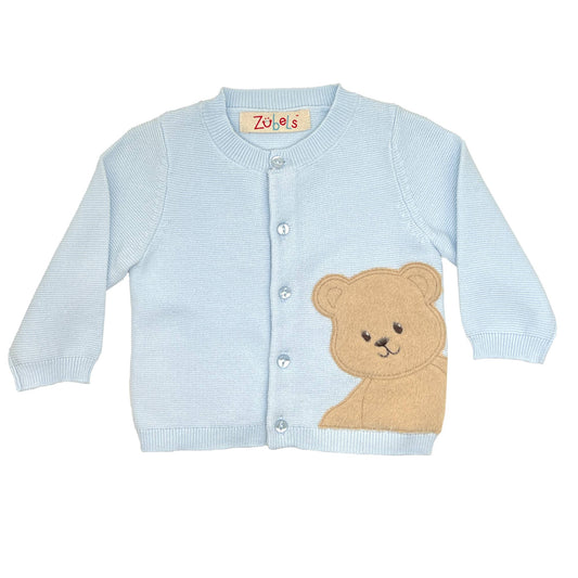 Bear Peek-A-Boo Cardigan Sweater