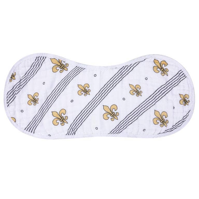 Fleur De Lis Burp and Bib (Unisex)